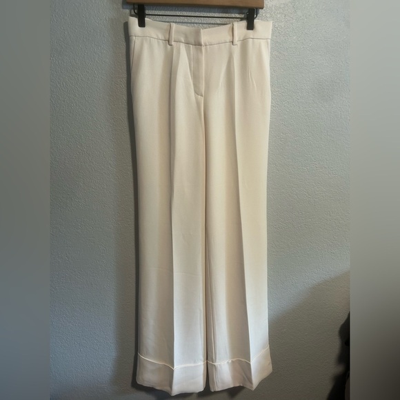 MNG mango ivory wide leg trouser pants - Picture 1 of 10